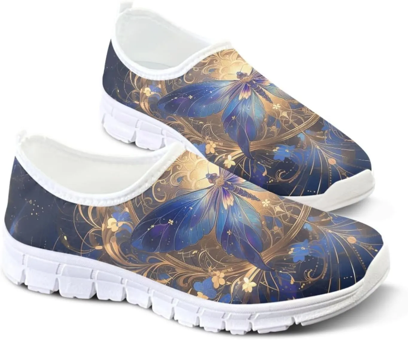 JoyLamoria Hummingbird Sneakers Low Top Flats Loafer Lightweight Walking Travel Shoes Girls 2025 Fashion Boat Shoes
