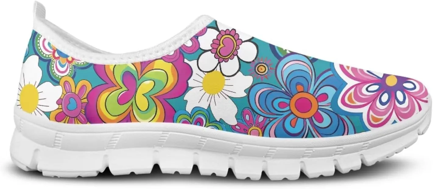JoyLamoria Hummingbird Sneakers Low Top Flats Loafer Lightweight Walking Travel Shoes Girls 2025 Fashion Boat Shoes