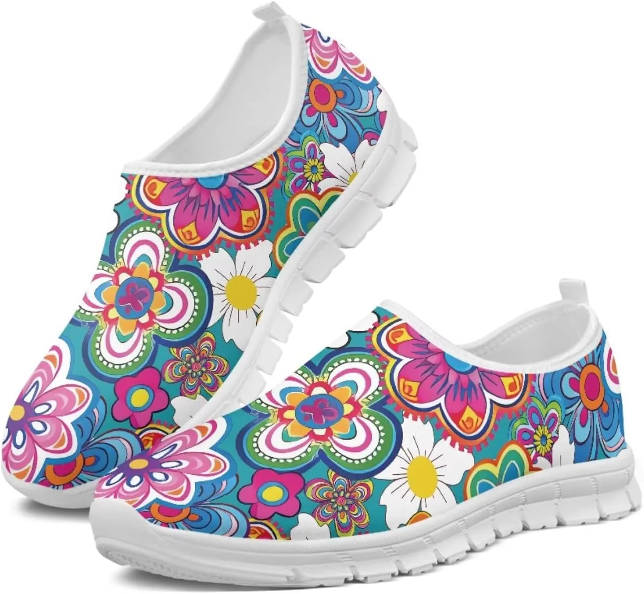 JoyLamoria Hummingbird Sneakers Low Top Flats Loafer Lightweight Walking Travel Shoes Girls 2025 Fashion Boat Shoes
