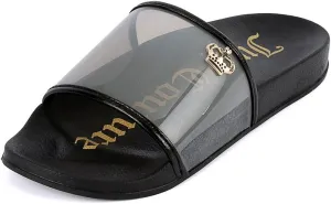 Juicy Couture Slide Sandals, Beach Flats for Women, Summer Shoes
