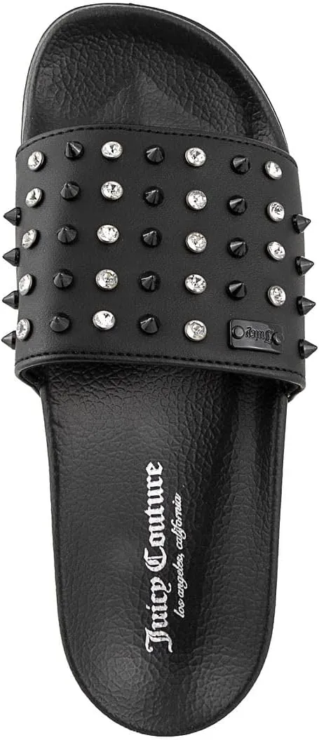 Juicy Couture Slide Sandals, Beach Flats for Women, Summer Shoes