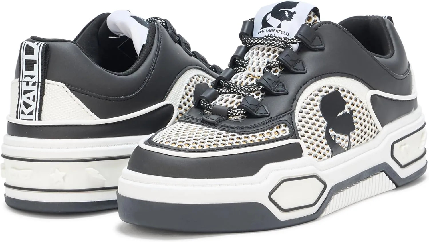 Karl Lagerfeld Paris Women's Colden Everyday Lace Up Sneaker