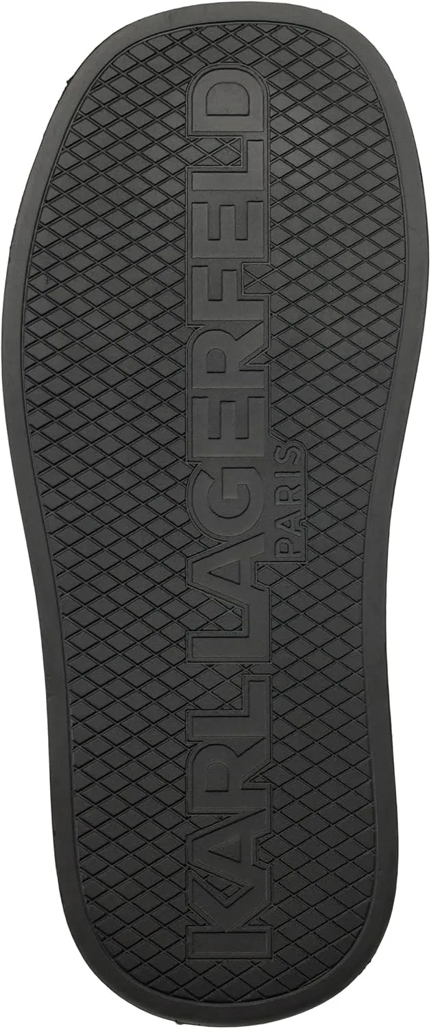Karl Lagerfeld Paris Women's Opal Embellished Platform Sandal Slide