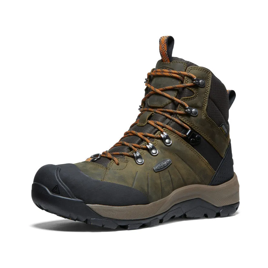 Keen Men's Mid Revel IV Polar Boot Dark Olive/Marmalade 1027721