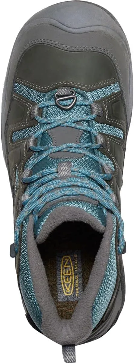 KEEN Women's Circadia Mid Heigh Polar Insulated Waterproof Hiking Boots