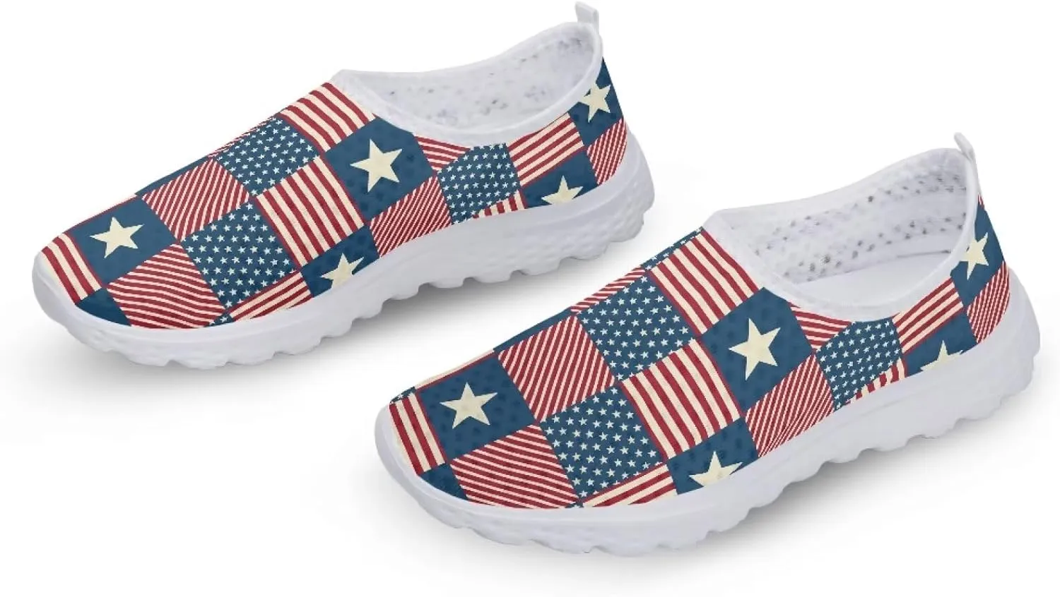 KEIAHUAN Trail Running Shoes Women Lightweight Fashion Casual Mesh Sneakers Flats