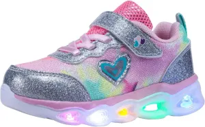 Kids Led Shoes Toddler Girls Fashion Light Up Sneaker