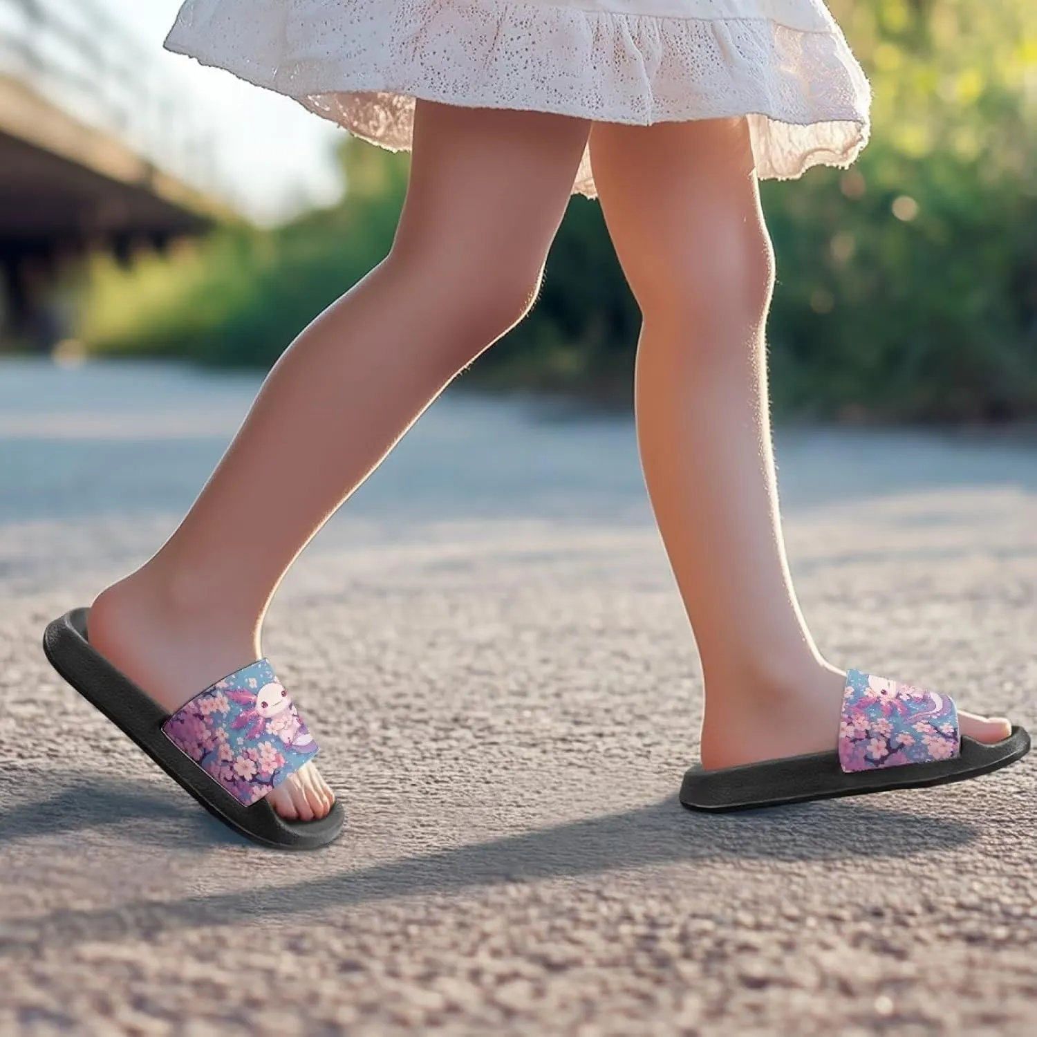 Kids Slides Slippers Waterproof Sandals for Girls & Boys Shower Shoes