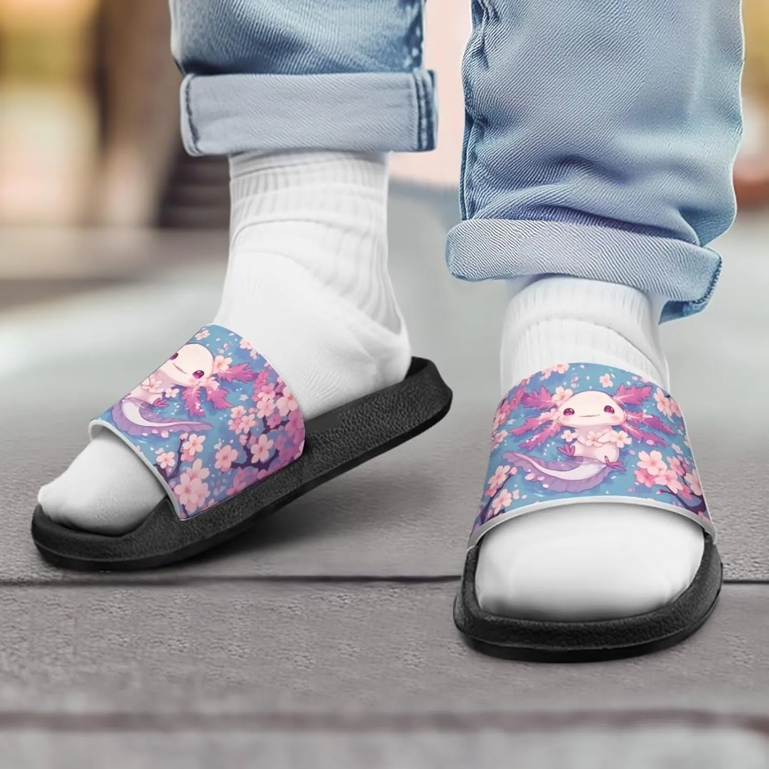 Kids Slides Slippers Waterproof Sandals for Girls & Boys Shower Shoes