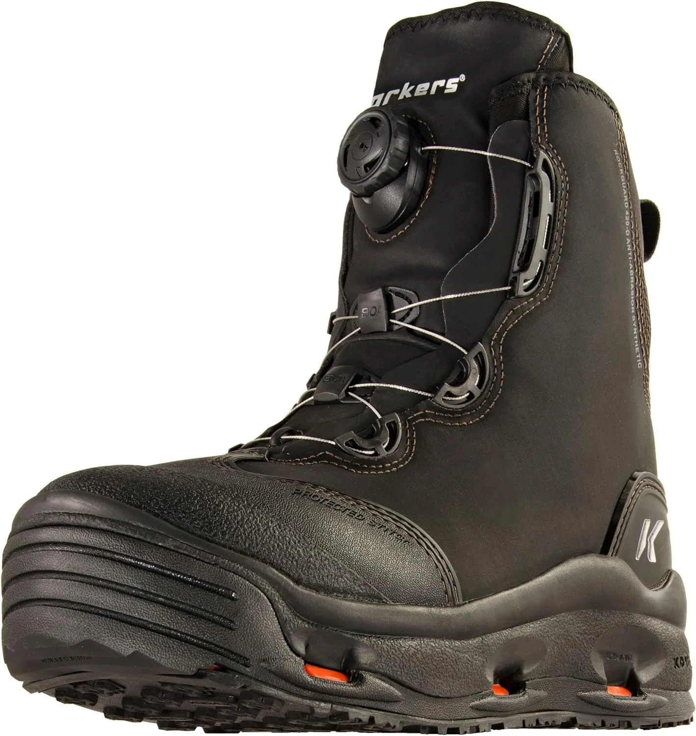 Korkers Devil's Canyon Wading Boots - Athletic and Glove-like Fit - Includes Interchangeable Felt and Kling-On Soles