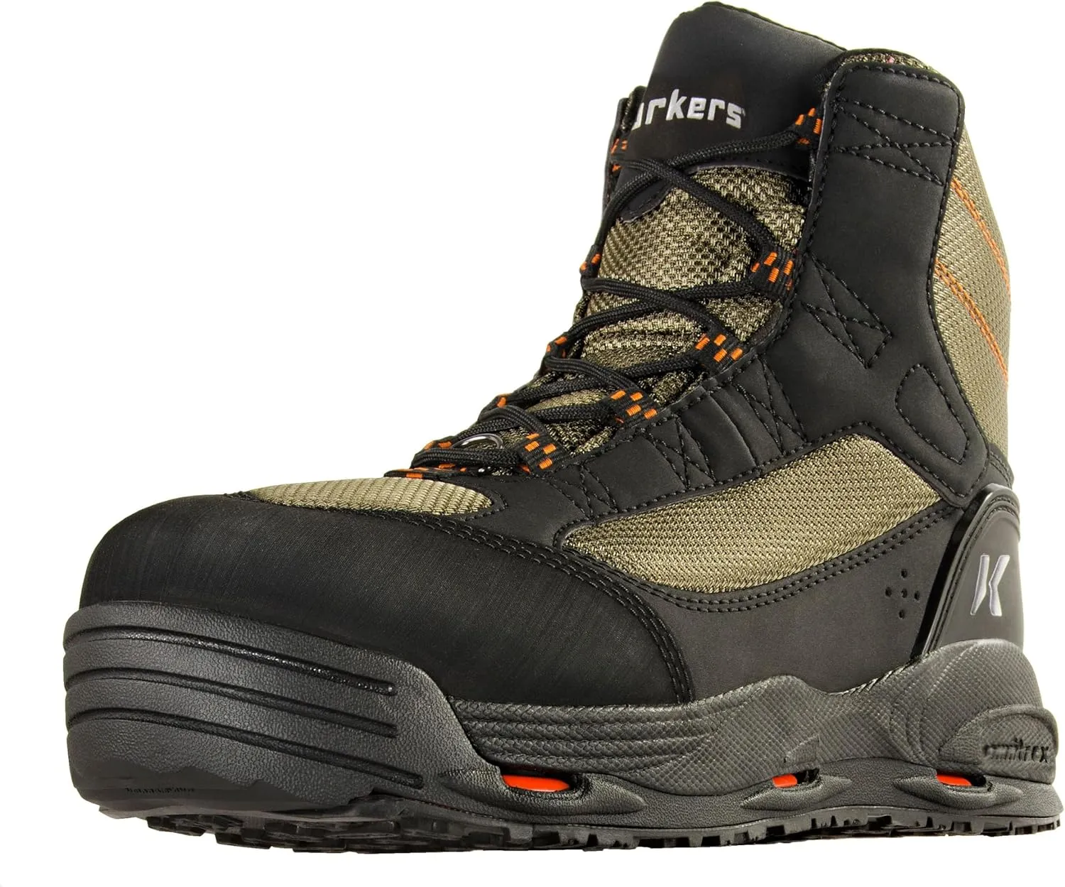 Korkers Greenback Wading Boots - Packed with the Essentials - Includes Interchangeable Felt and Kling-On Soles