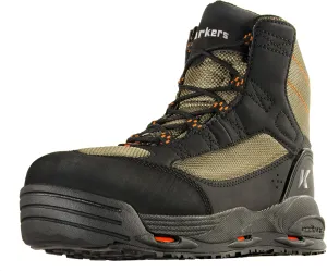 Korkers Greenback Wading Boots - Packed with the Essentials - Includes Interchangeable Felt and Kling-On Soles