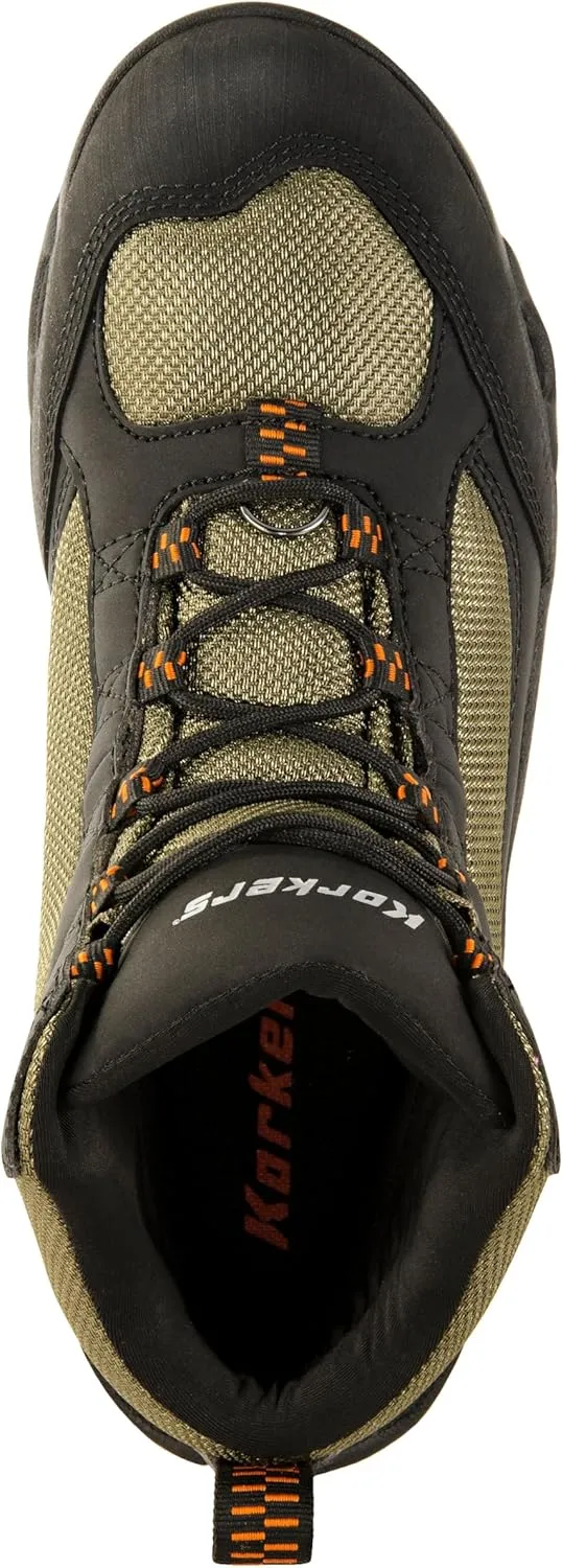 Korkers Greenback Wading Boots - Packed with the Essentials - Includes Interchangeable Felt and Kling-On Soles