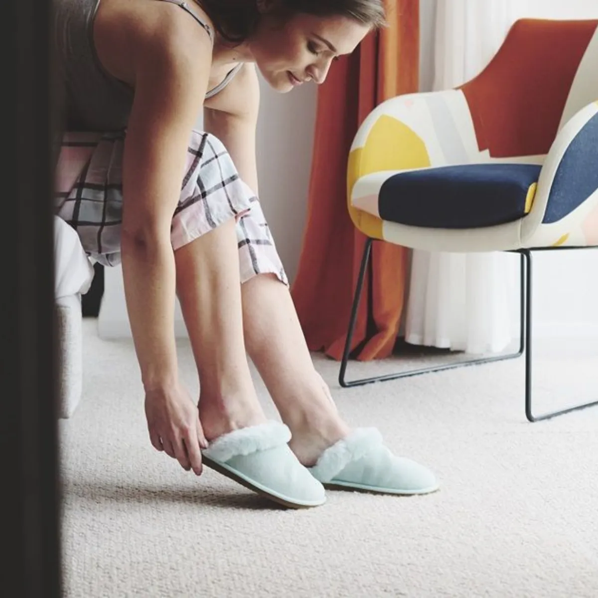 Ladies Mule Sheepskin Slippers