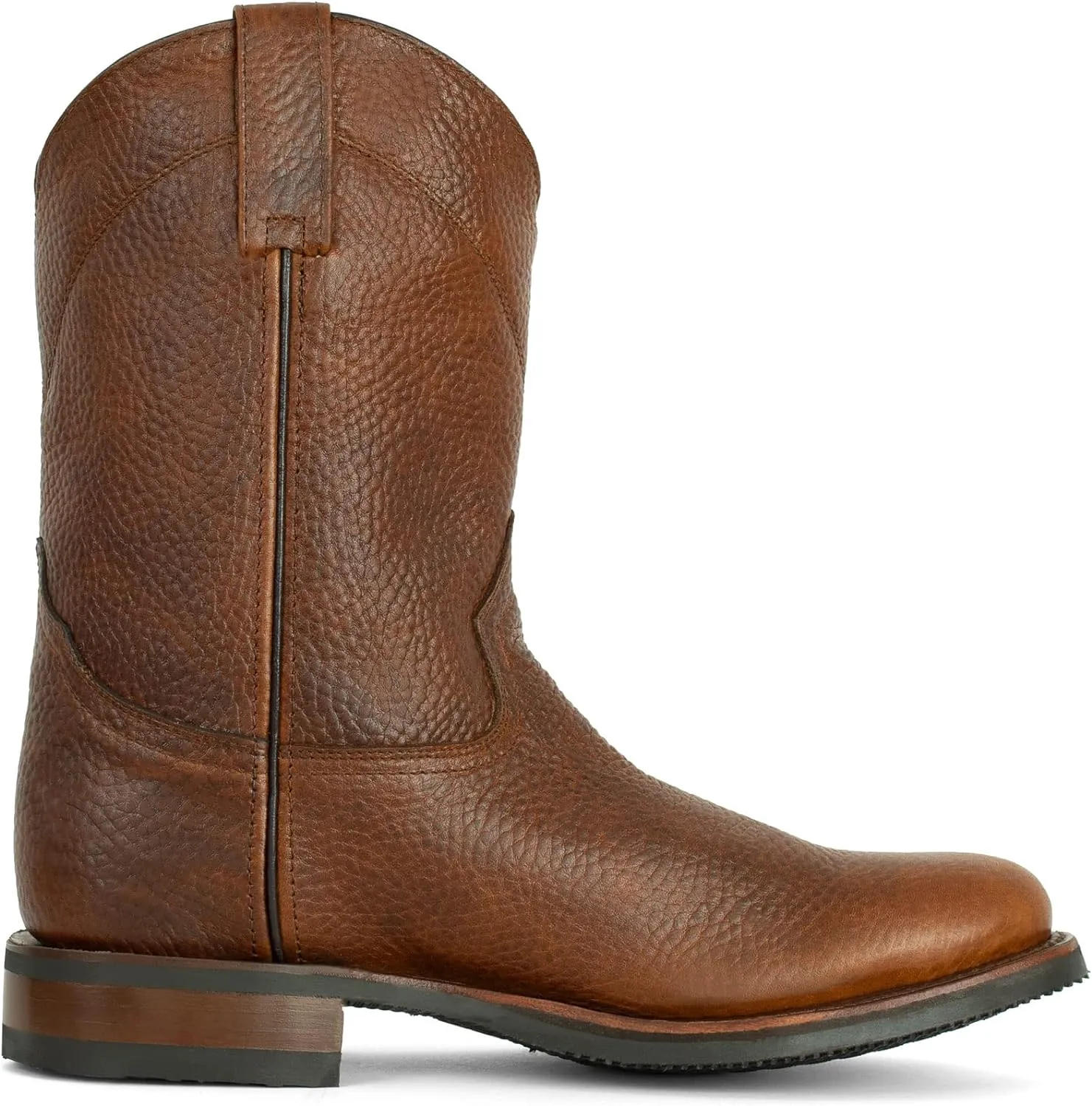 Leather Men's Roper Boot Style 1000 - Color Ocher