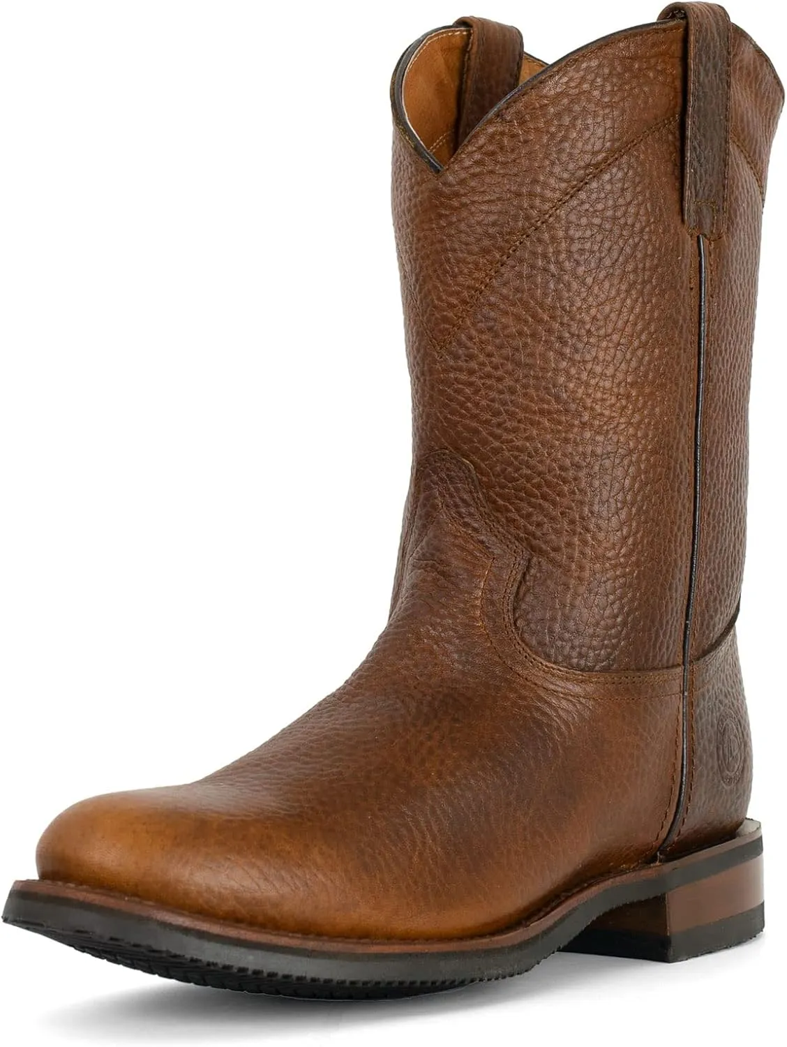 Leather Men's Roper Boot Style 1000 - Color Ocher