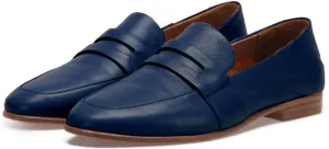 LEHOOR Women Casual Loafer Flats Round Toe Slip On Dress Shoes Office Walking Loafers Comfortable 1 inch Flat Heel Loafers Shoes Matte Penny Loafers Drive Basic Work Pumps Retro 4-11 M US