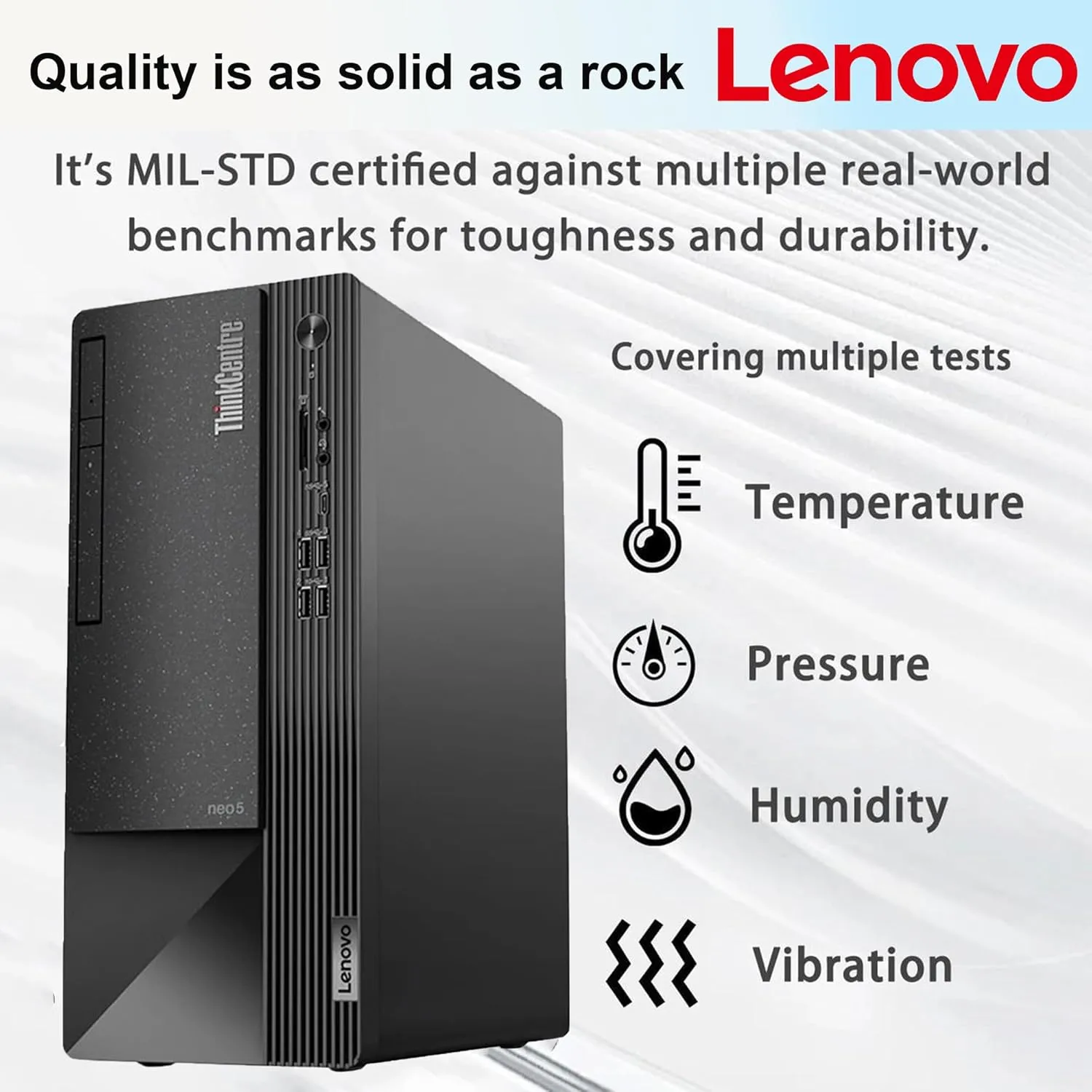 Lenovo ThinkCentre Business Desktop| Intel Core i5 Processor | 32GB RAM | 1TB SSD | Support Upto 3 Monitors | HDMI & USB-C | Ethernet | Wi-Fi | Bluetooth | Keyboard & Mouse| Windows 11 Pro