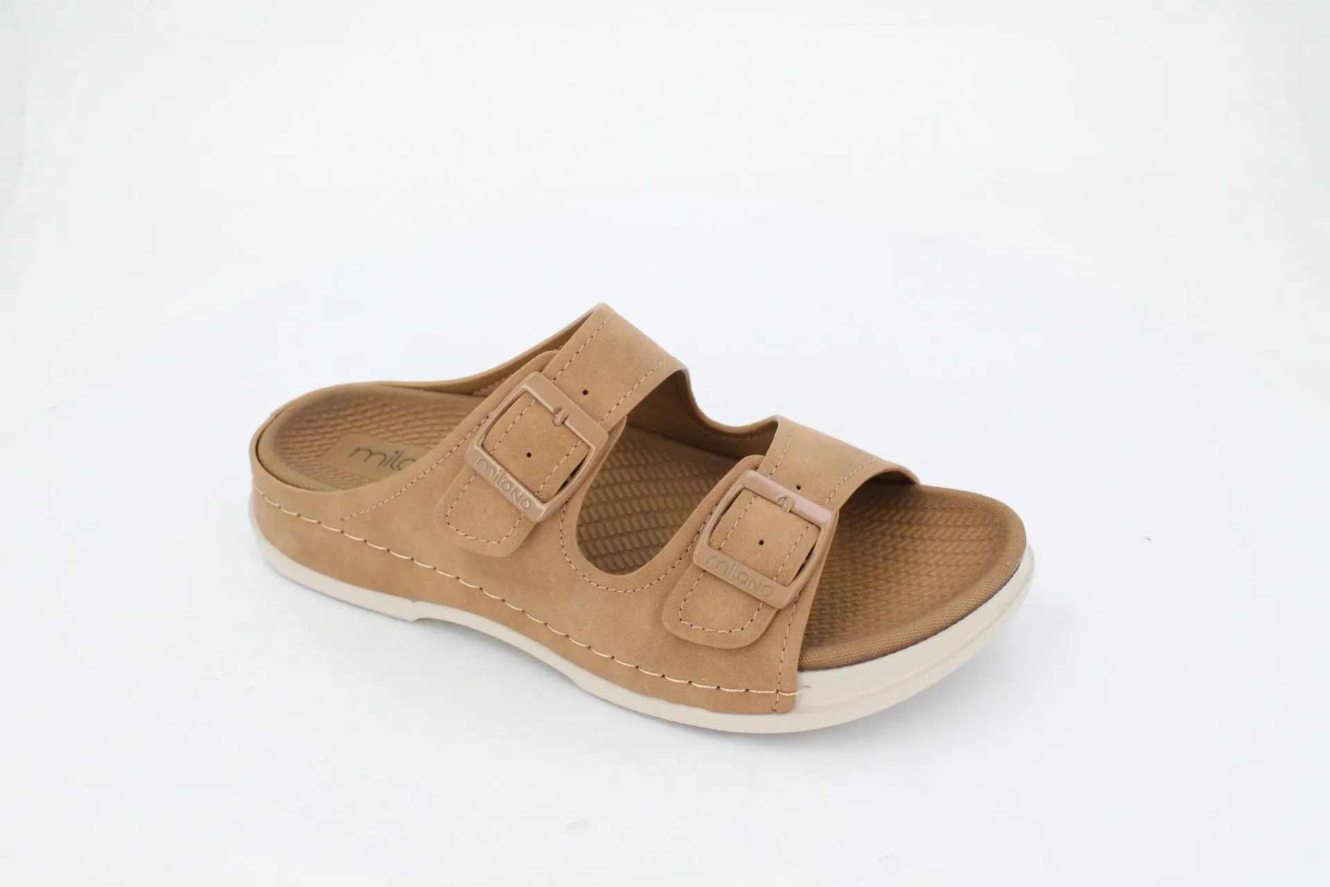 LETTI SLIDE SANDAL -TAN