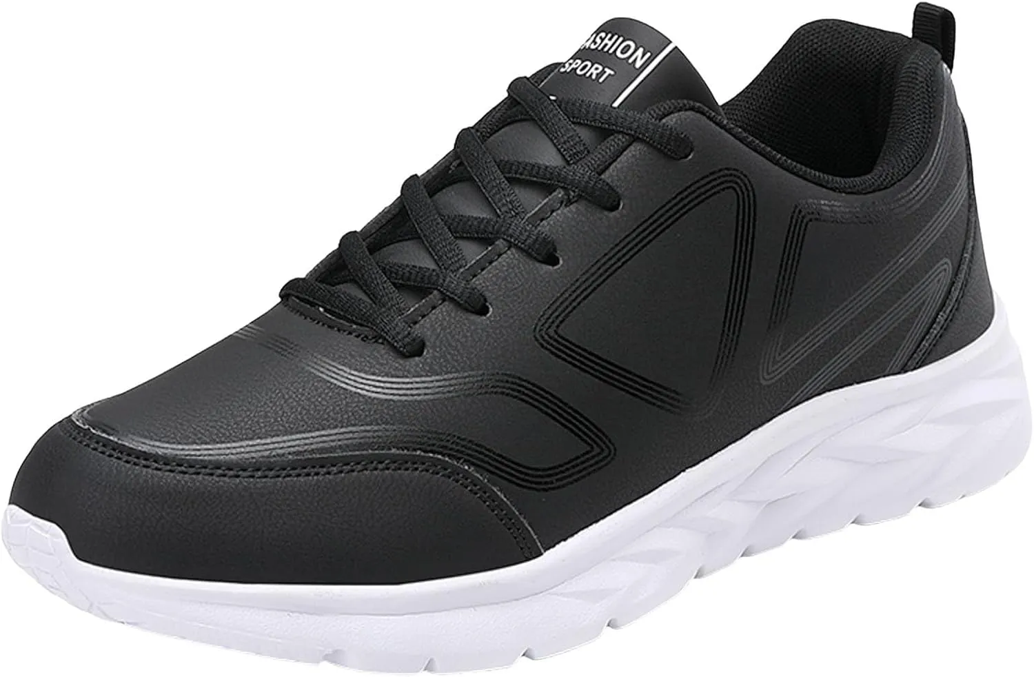Lightweight Shoes Men Casual Shoes Fashionable New Pattern Simple Solid Color and Winter Lace Up Flat Bottom Comfortable