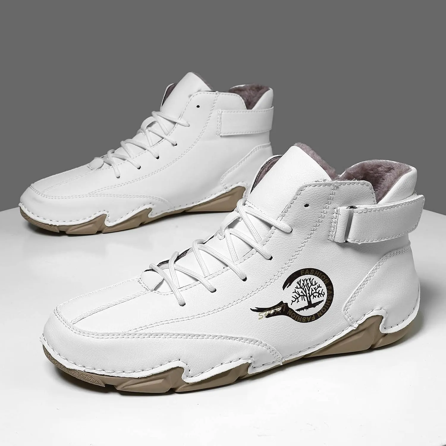 Lightweight Shoes Winter Pull On Outwear Fashionable Classic Short Boots PU Breathable Cool Boots