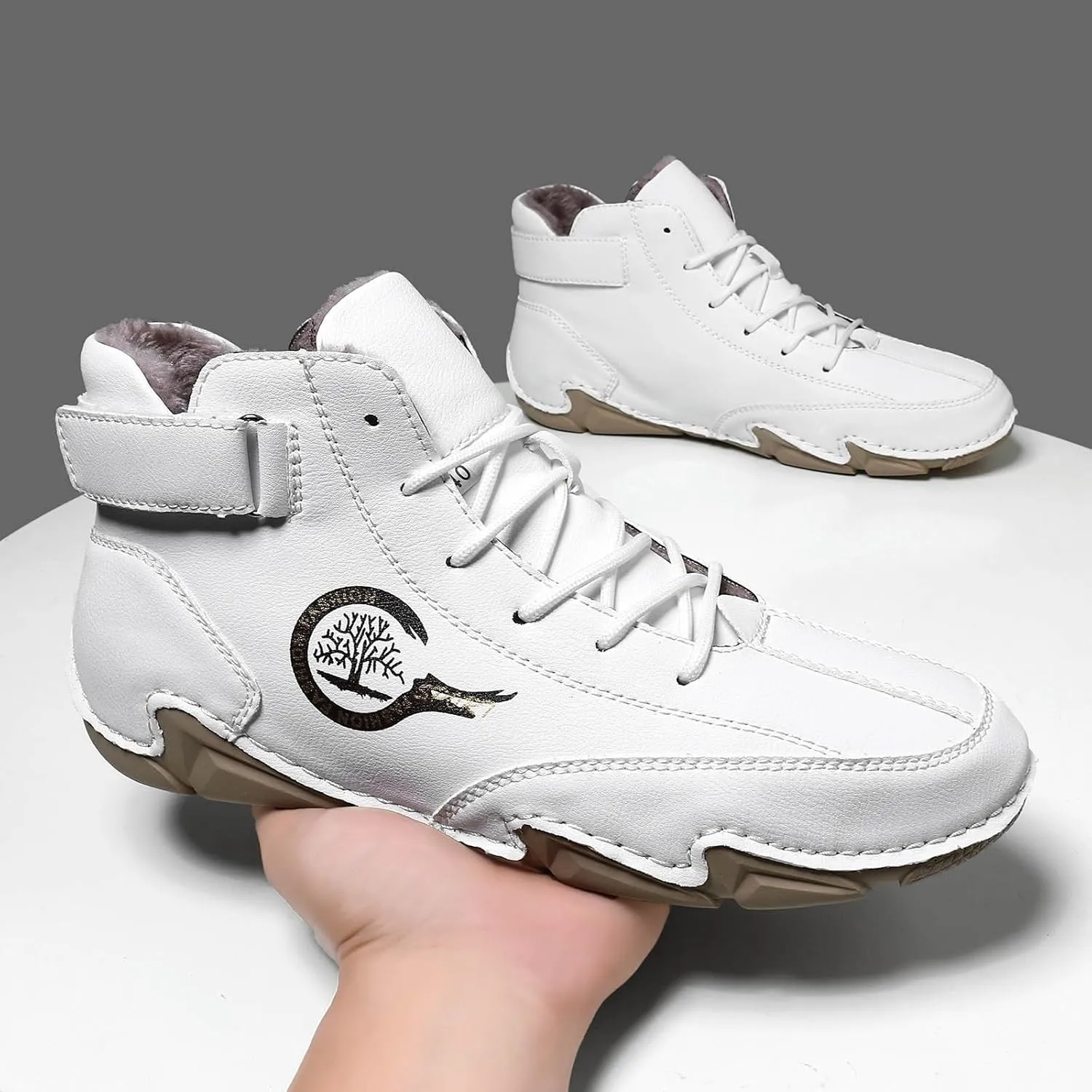 Lightweight Shoes Winter Pull On Outwear Fashionable Classic Short Boots PU Breathable Cool Boots