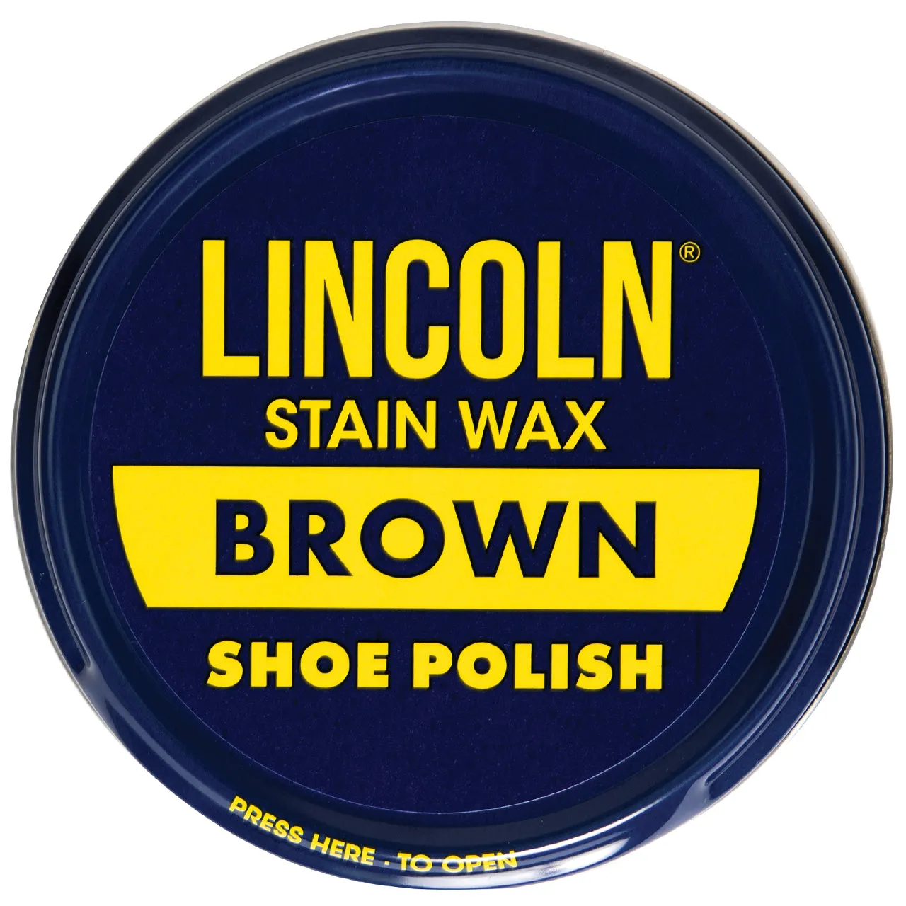 Lincoln Stain Wax Shoe Polish Brown