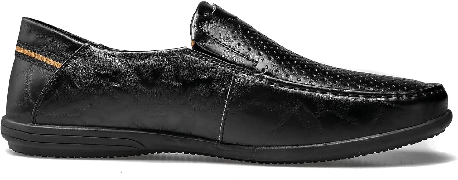 Loafer Premium Genuine Leather Men's Casual Shoes Slip On Mens Driving Penny Loafers for Men Lightweight Breathable