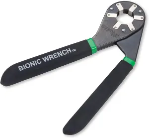 LOGGERHEAD Tools 8" Bionic Wrench | 14 Wrenches in 1 | Grabs Bolt On All Six Sides | Patented Design Multiplies Gripping Force | Great Gifts for Men, Dad, Gadgets for men