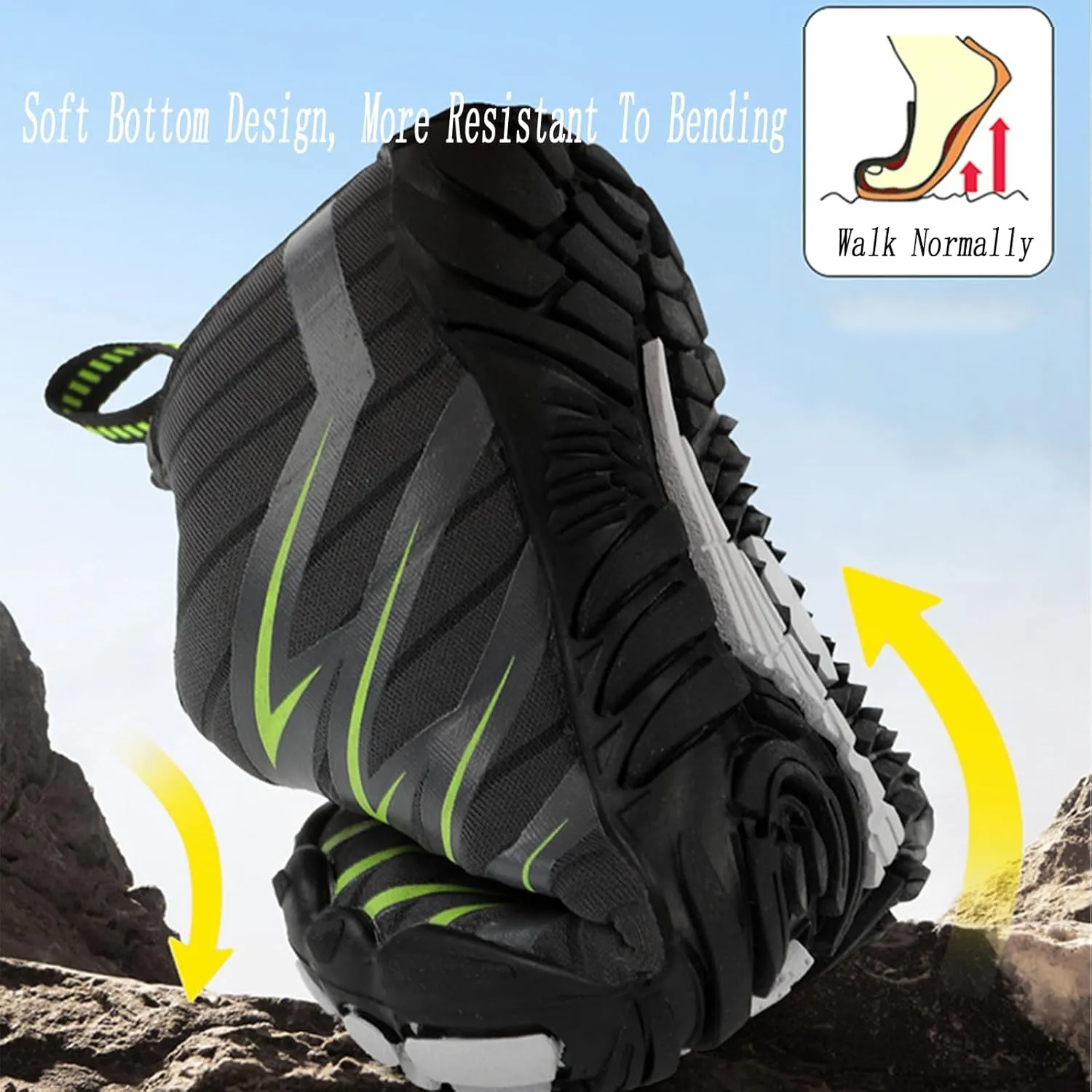LOSD Hike Barefoot Womens, Footwear Barefoot Shoes Women, Non-Slip Breathable Quick Dry Barefoot Shoes