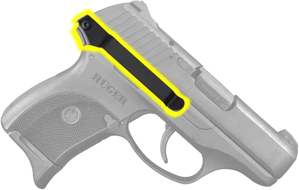 Low Profile Slim Gun Belt Clip - IWB Minimalist Concealed Carry Stealth Holster