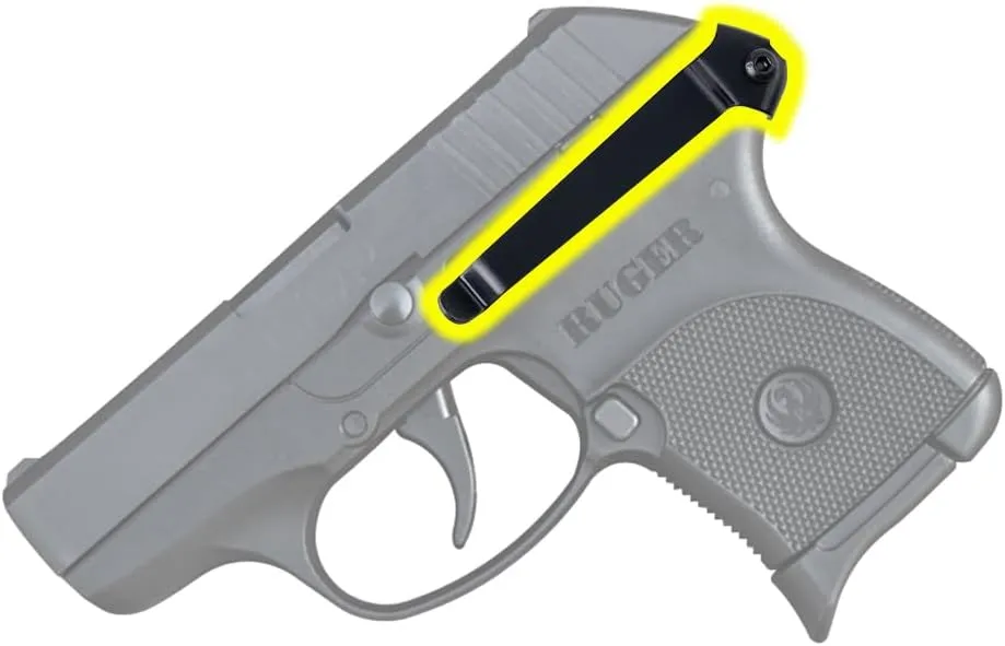 Low Profile Slim Gun Belt Clip - IWB Minimalist Concealed Carry Stealth Holster