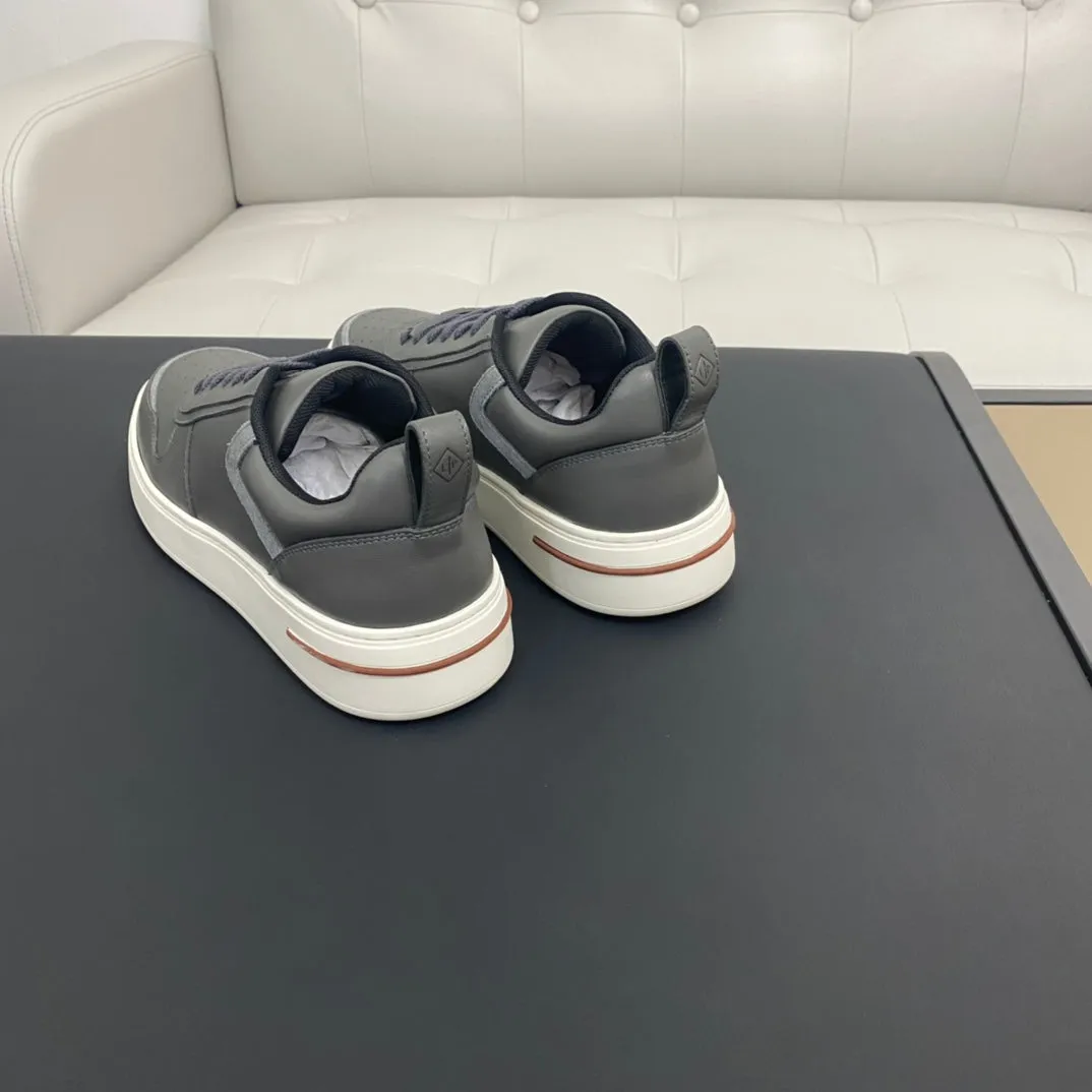 LP NEWPORT 2.0 WALK SNEAKERS LIGHT GRAY CALFSKIN