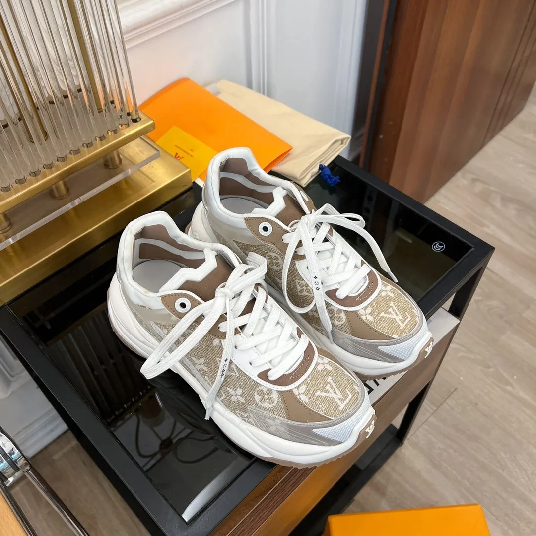 LV RUN 55 SNEAKER BROWN