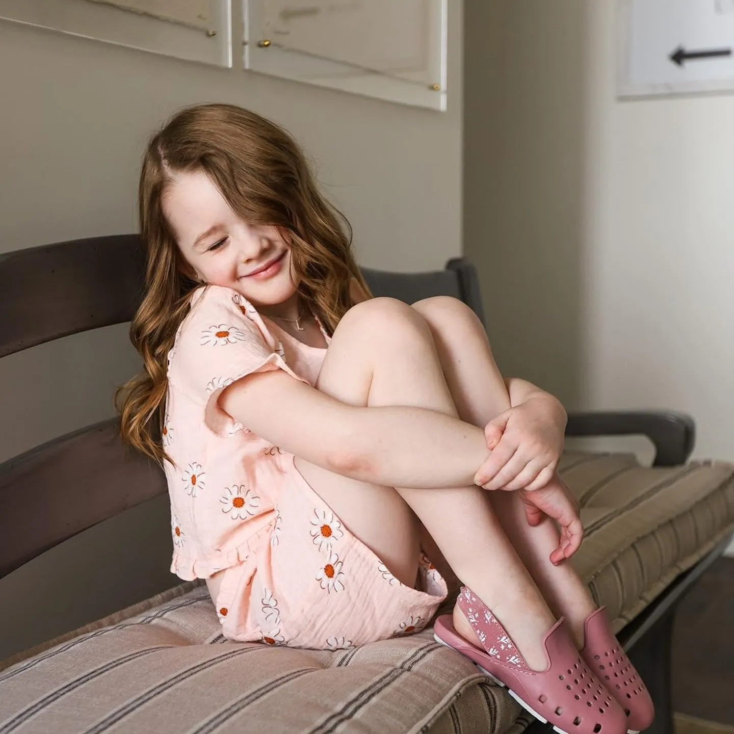 MAUVE BLOSSOM MULE SLINGERS <br><span style="font-size: 8px; font-weight: normal;"> Pink Water Shoes | Soft as a girl’s jelly shoe