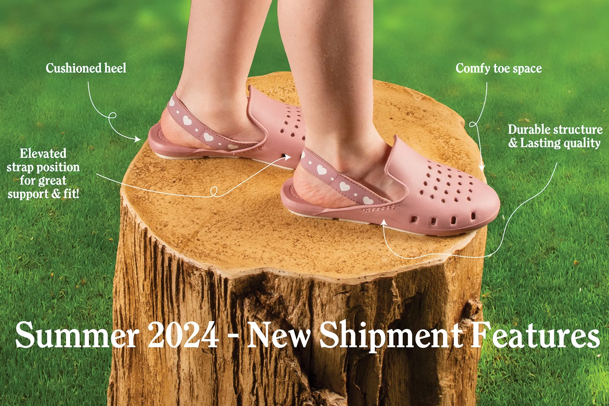 MAUVE BLOSSOM MULE SLINGERS <br><span style="font-size: 8px; font-weight: normal;"> Pink Water Shoes | Soft as a girl’s jelly shoe