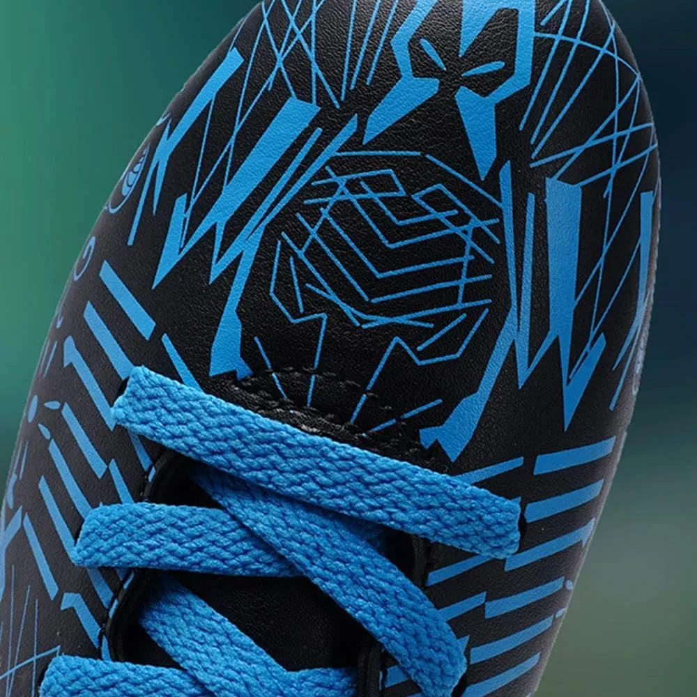 Maylrvjv Men's High Top Soccer Cleats Boys Football Boots Breathble Shock Absorbing Multi-Ground Competition Training Futsal Sneakers