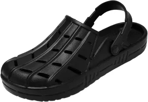Meidiastra Men Large Size Clogs Oversize EVA Garden Shoes Waterproof Beach Sandals Slip On Water Shoes Slippers with Adjustable Strap