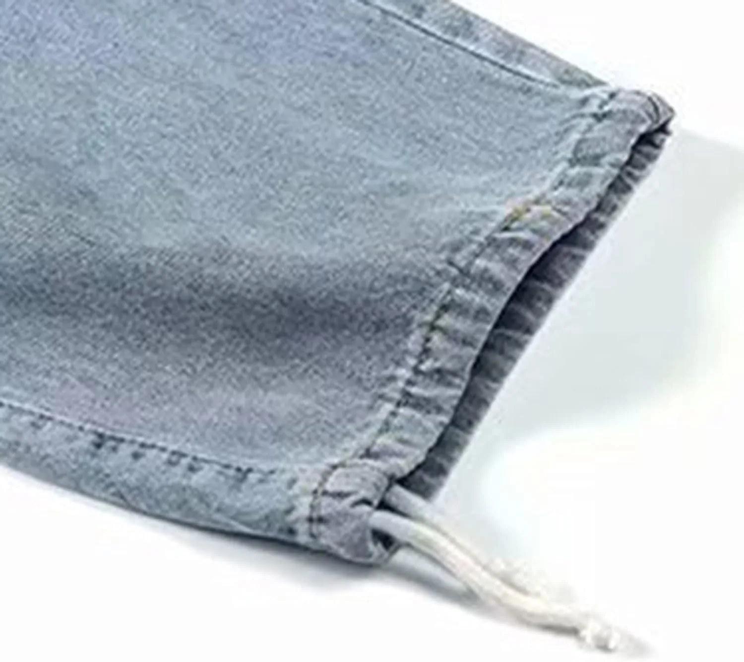 Men's Baggy Wide Leg Jeans Hip Hop Skater High Street Denim Pants Casual Trendy Loose Fit Long Streetwear Trousers