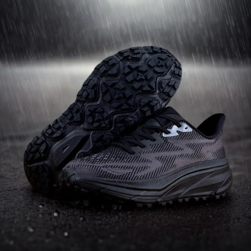Men's Breathable Road Running Shoes Mesh Lightweight Tennis Sport Shoes Non Slip Cushion Athletic Sneaker