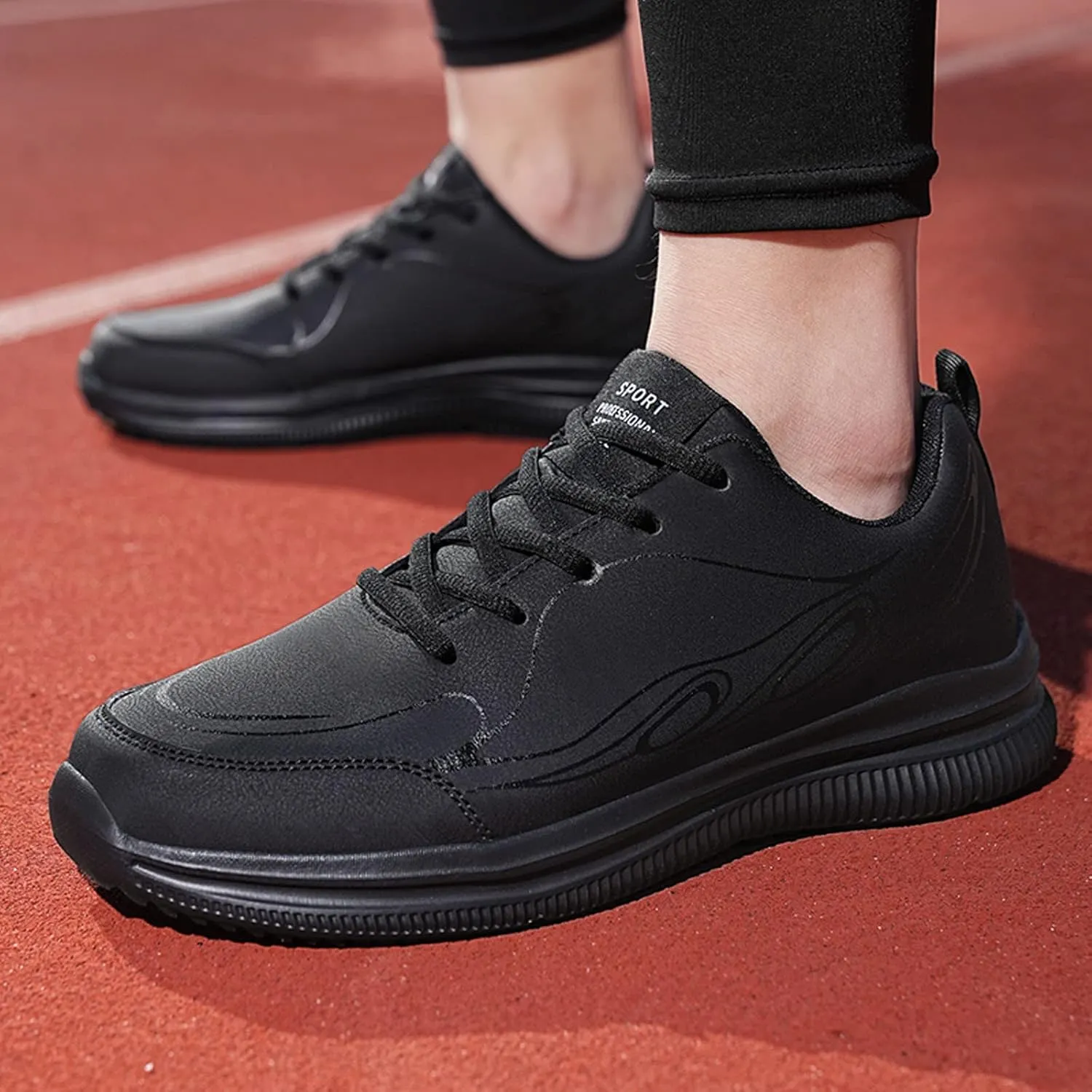 Men's Breathable Stretch Workout Shoes Casual Sneaker Mesh Breathable Walking Shoe Sport Jogging Walking Shoes