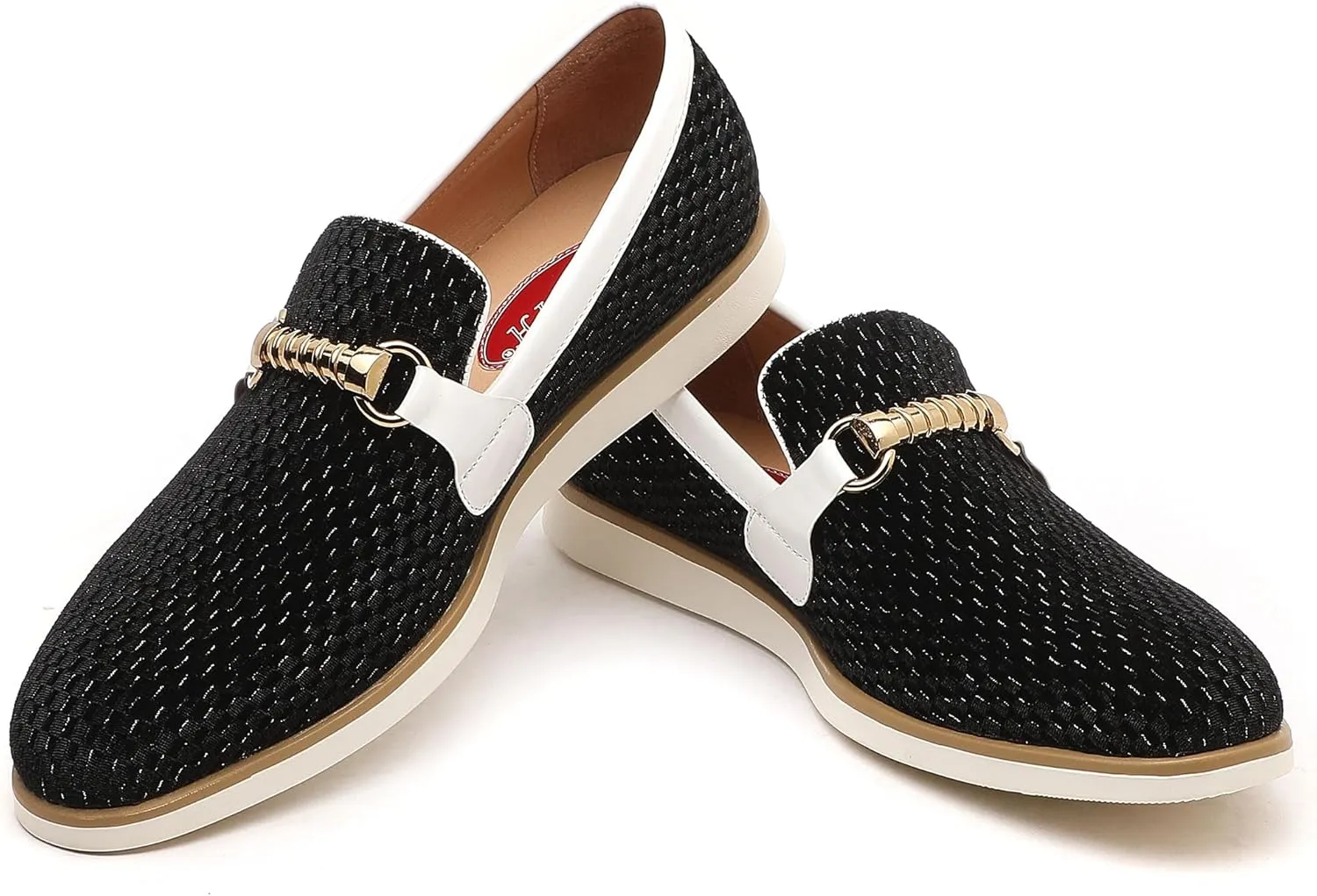 Men's Casual Loafers & Slip On Shoes Daily Commuting Comfortable Canvas Shoes Lightweight Non-Slip Walking Penny Shoes for Men