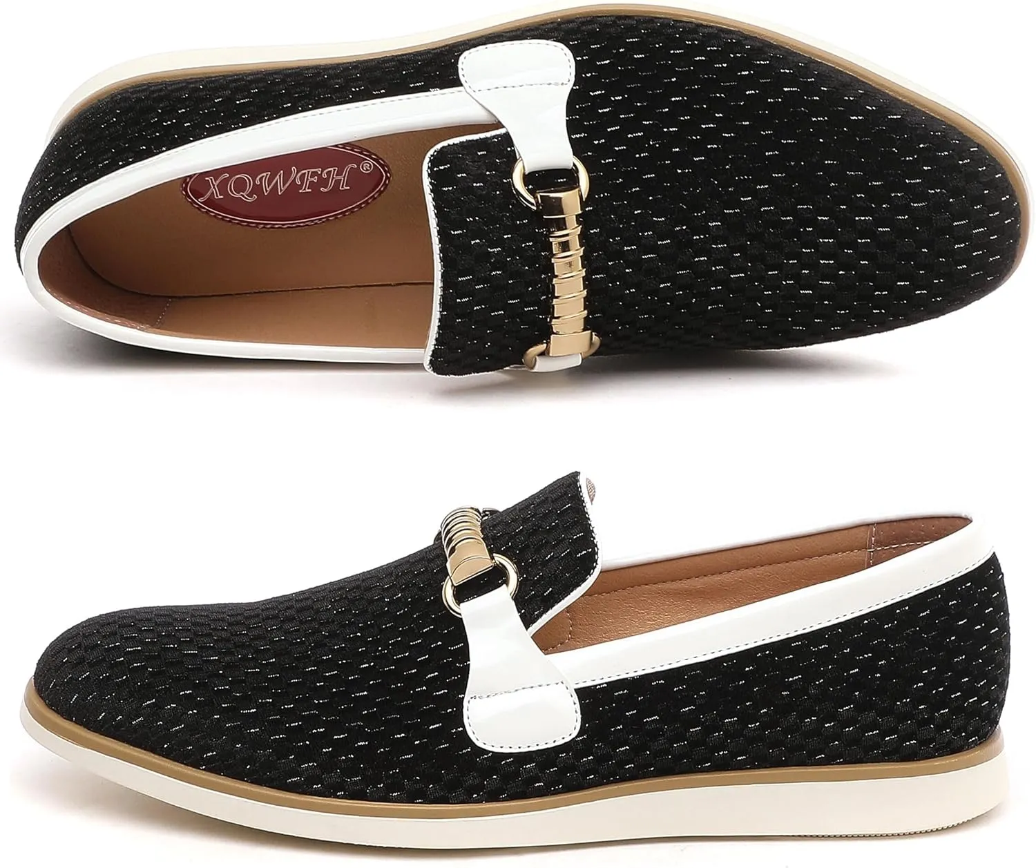 Men's Casual Loafers & Slip On Shoes Daily Commuting Comfortable Canvas Shoes Lightweight Non-Slip Walking Penny Shoes for Men