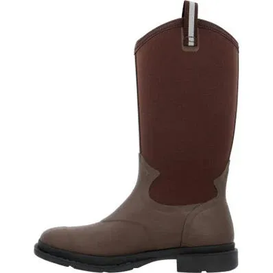 Mens Chore Tall Western Work Muck Boot - Brown