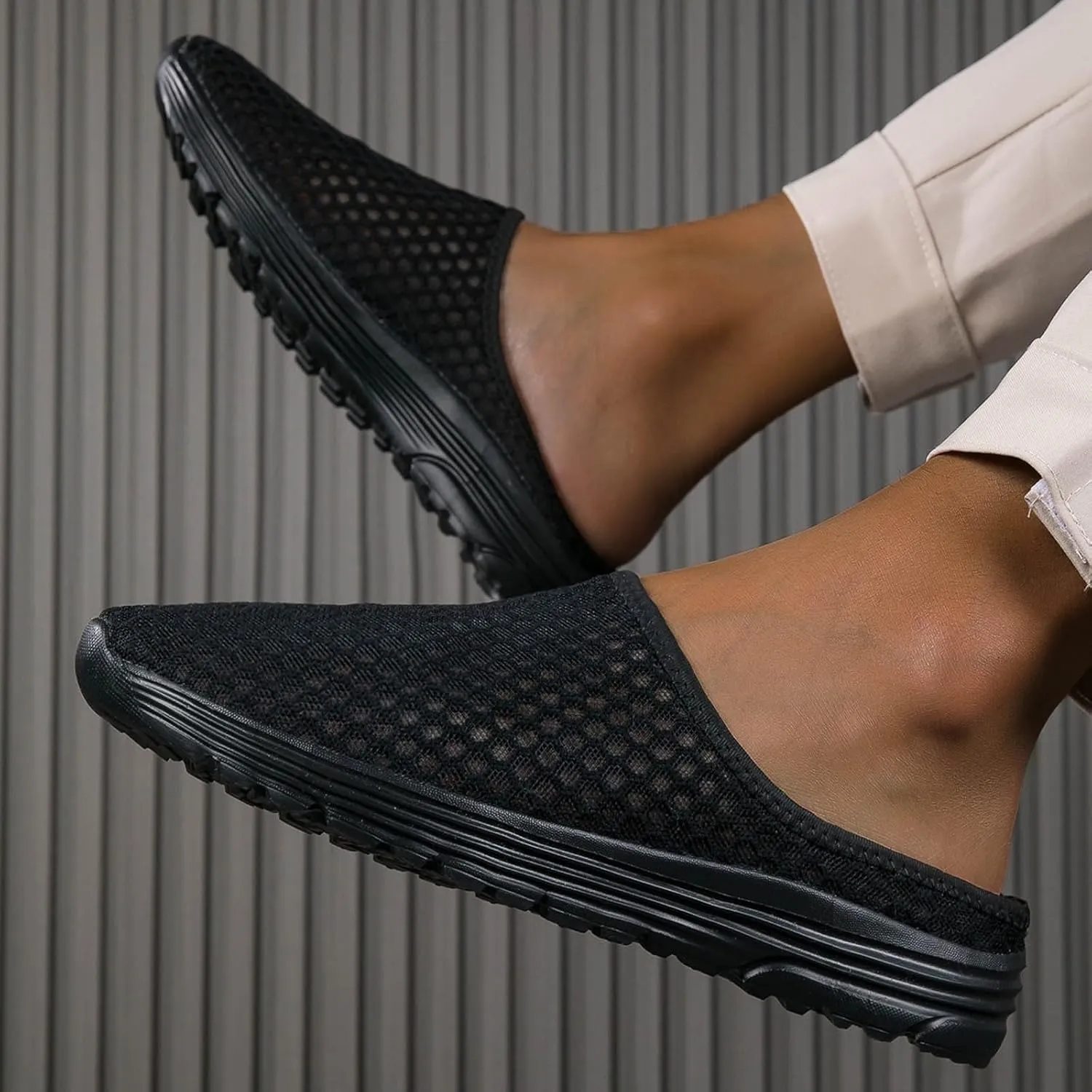 Men's Fashion Sneakers Unisex Lazy Slip On Casual and Comfortable Slippers for Men and Women