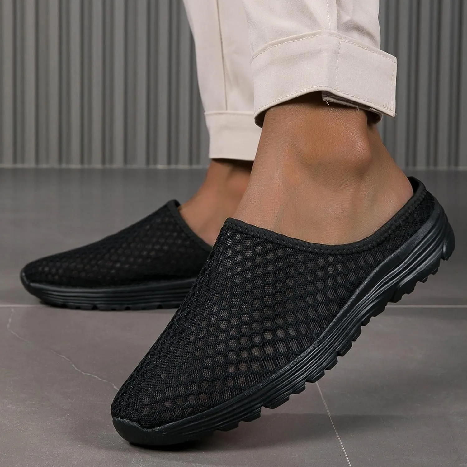 Men's Fashion Sneakers Unisex Lazy Slip On Casual and Comfortable Slippers for Men and Women