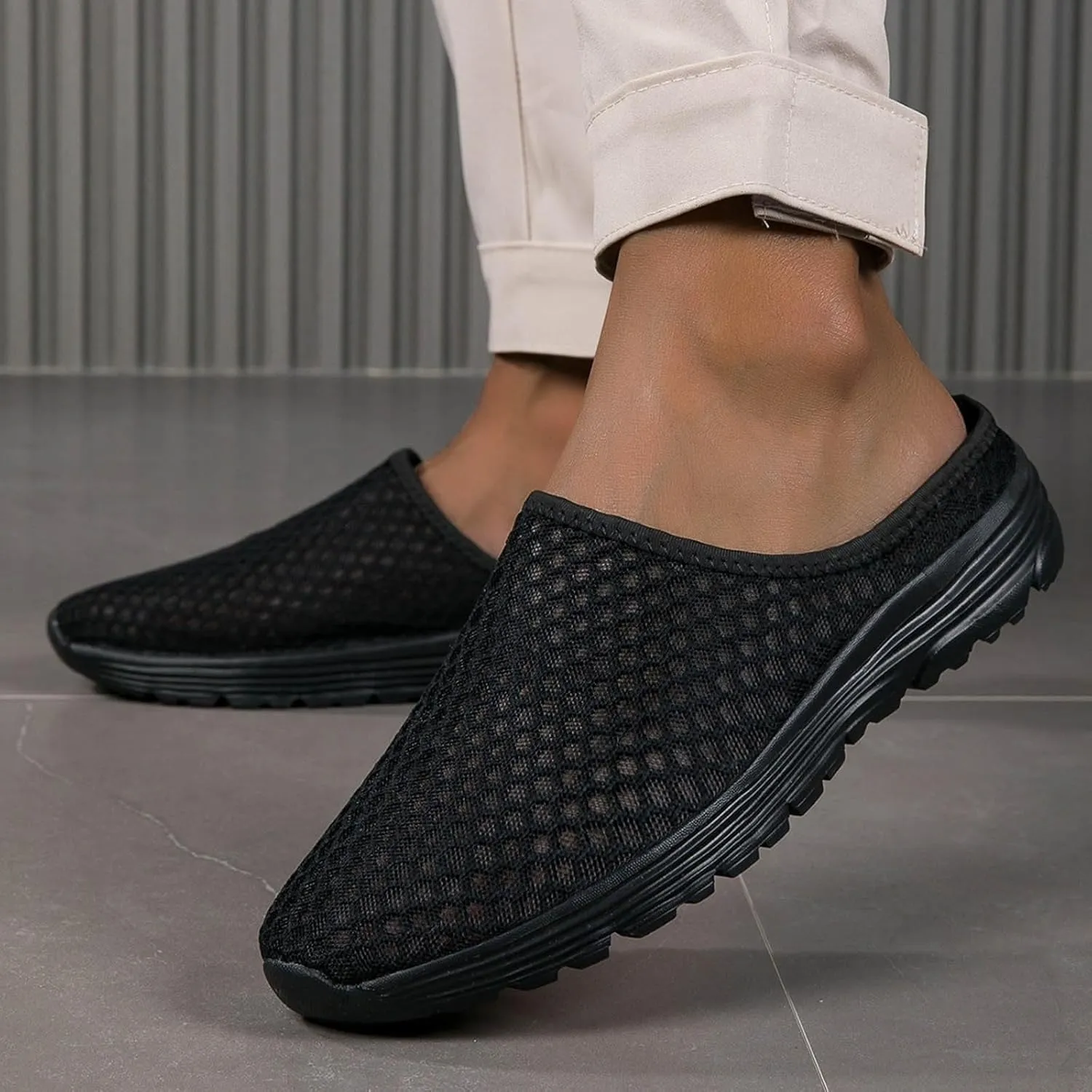 Men's Fashion Sneakers Unisex Lazy Slip On Casual and Comfortable Slippers for Men and Women