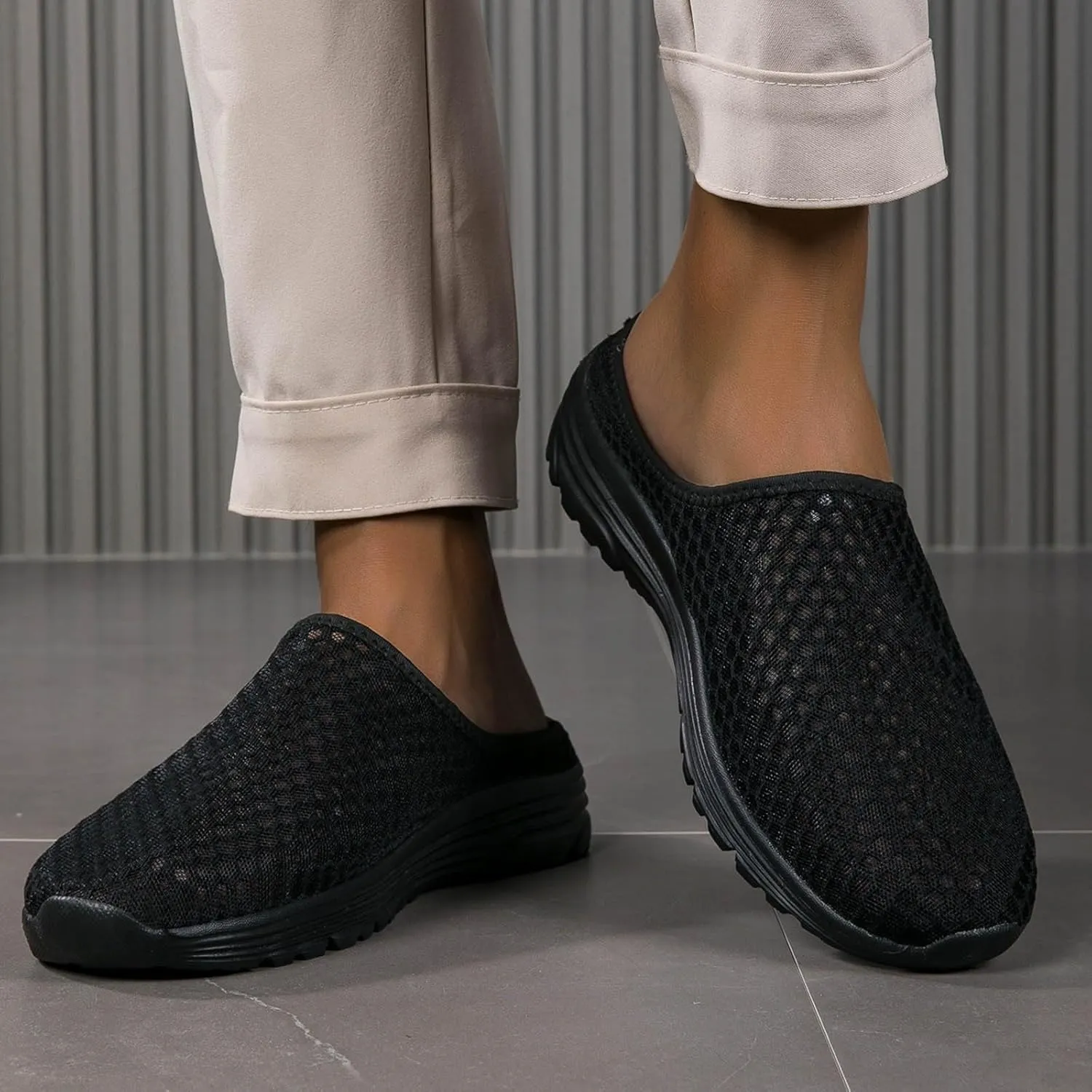 Men's Fashion Sneakers Unisex Lazy Slip On Casual and Comfortable Slippers for Men and Women