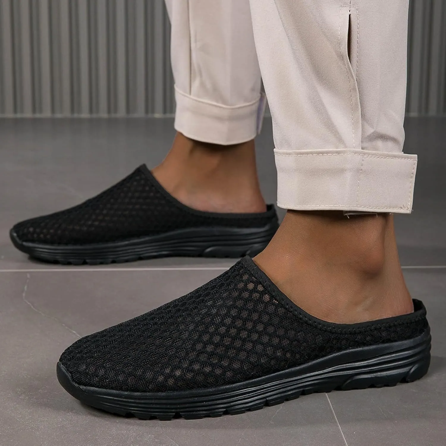 Men's Fashion Sneakers Unisex Lazy Slip On Casual and Comfortable Slippers for Men and Women