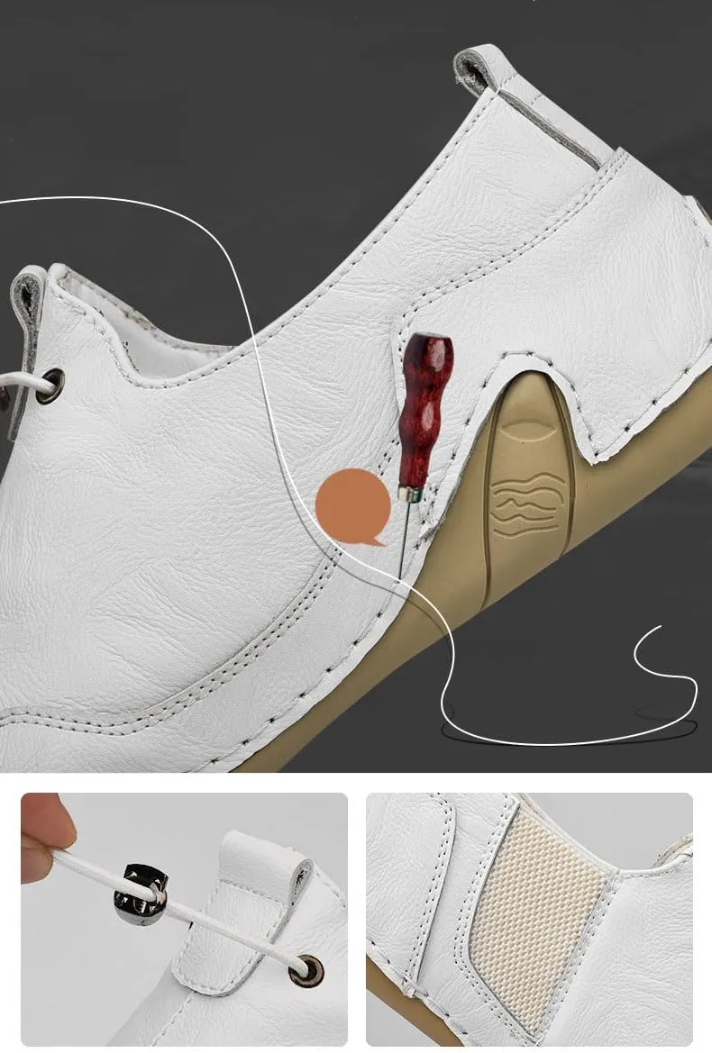 Men's Genuine Leather Loafer Shoes Slip On Soft Walking Driving Shoes Non-Slip Breathable Sports Shoes Fashion Lace Up Dress Shoes